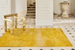 Tapis Aurora Doré Serge lesage Design contemporain Caen